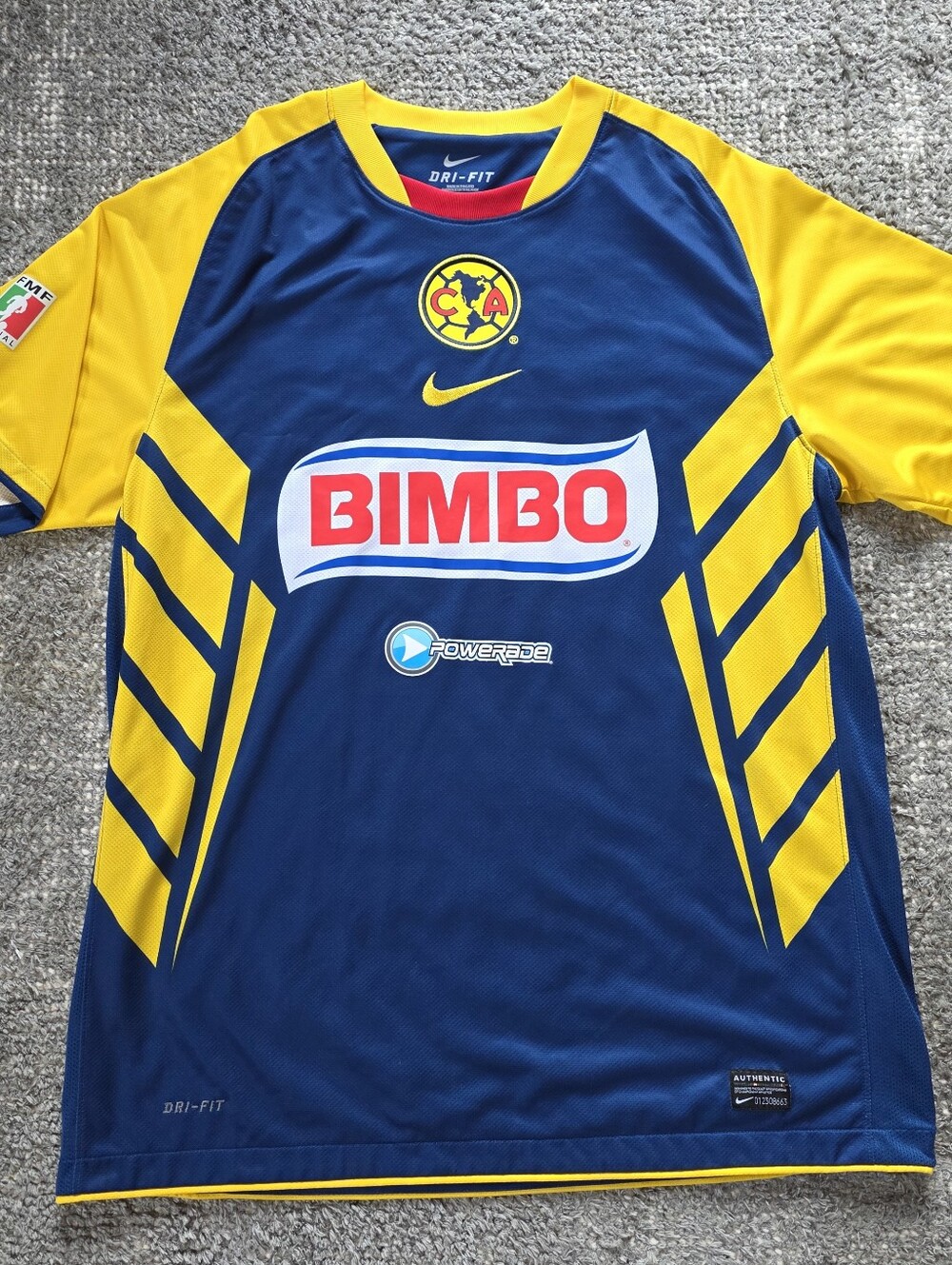 Nike Club America 2010 2011 Away Jersey Mens L Bimbo Corona Liga MX Soccer